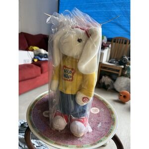 Avon 2002 Hip Hop‎ Harry Dancing Bunny Rabbit Throwback Plush Animal Doll